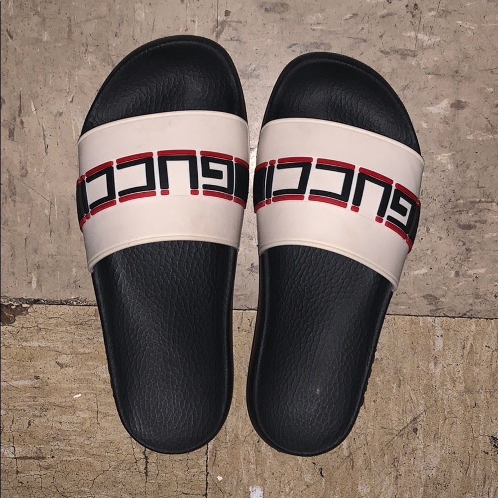 COPY - Gucci Stripe Rubber Slide Sandal